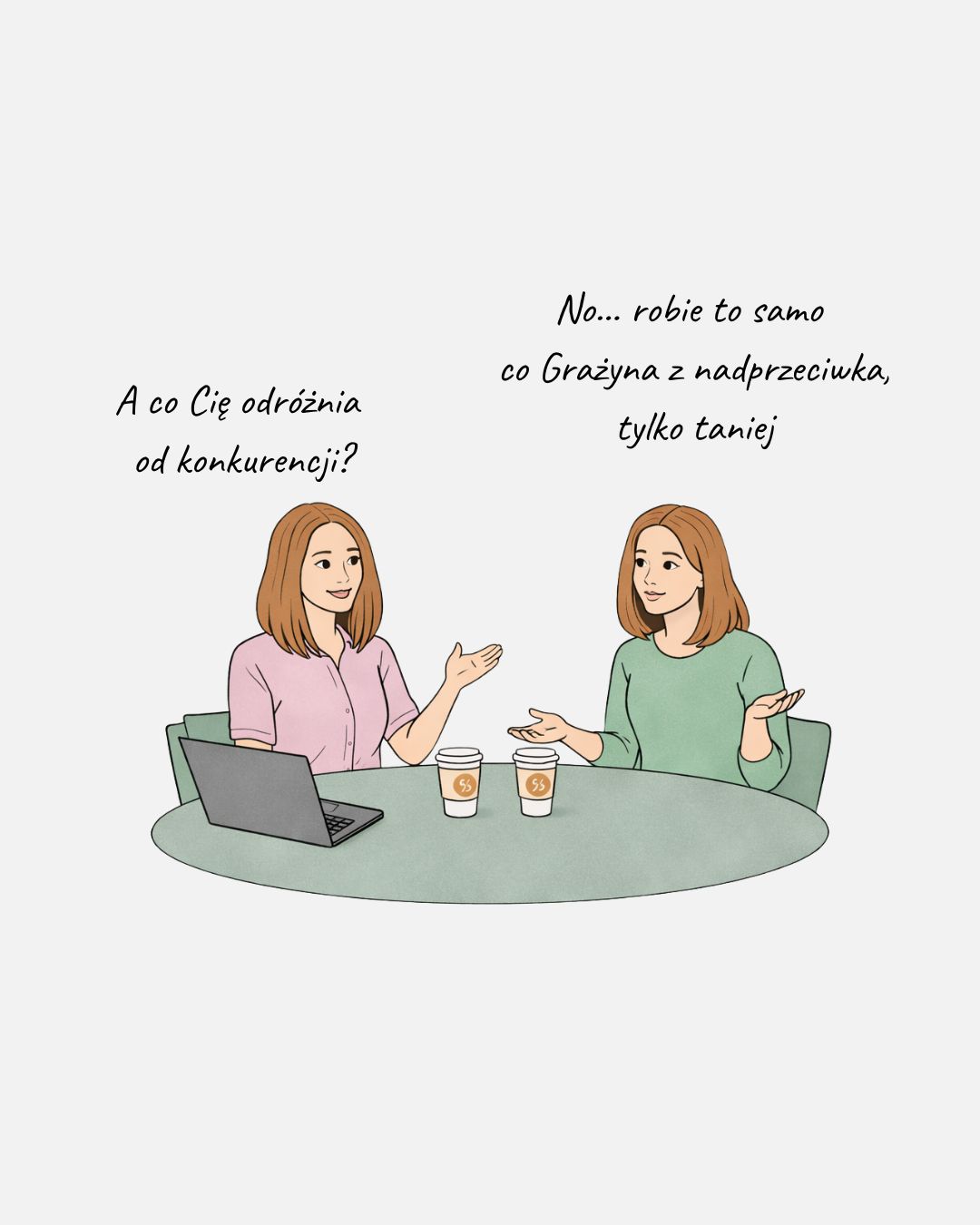 Ilustracja przedstawiająca pytanie o wyróżnik marki