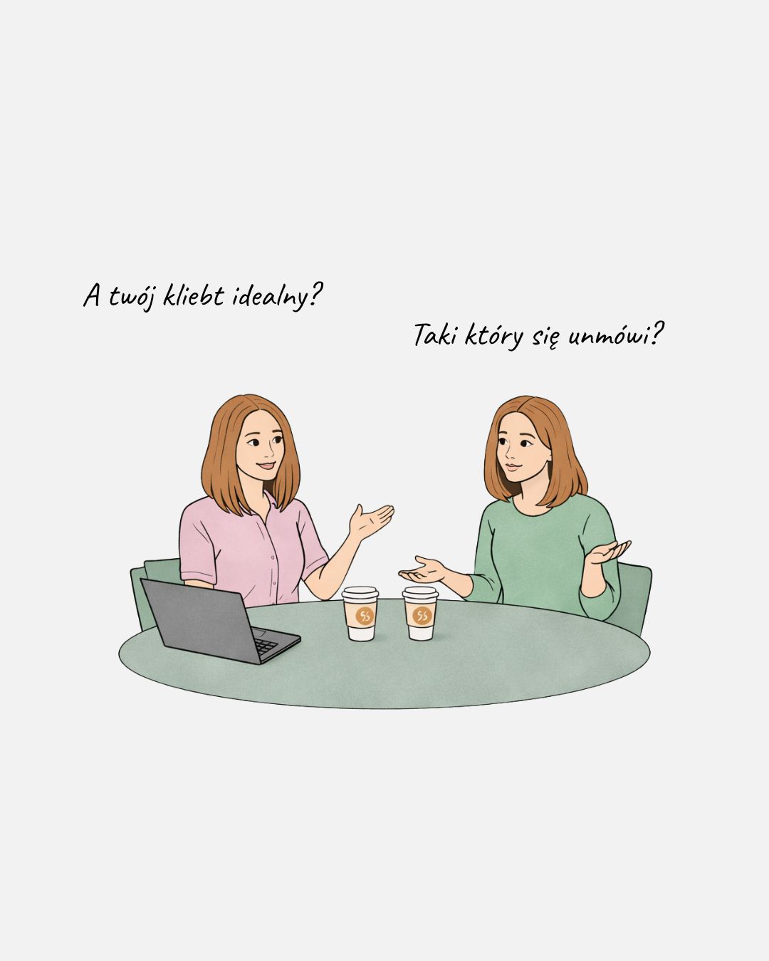 Ilustracja przedstawiająca pytanie o klienta idealnego